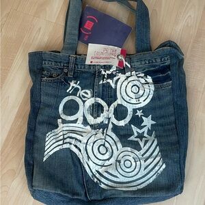 GAP Blue Denim Jeans Tote